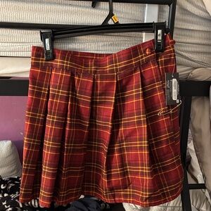 Spirit Vibrant Plaid Mini Skirt